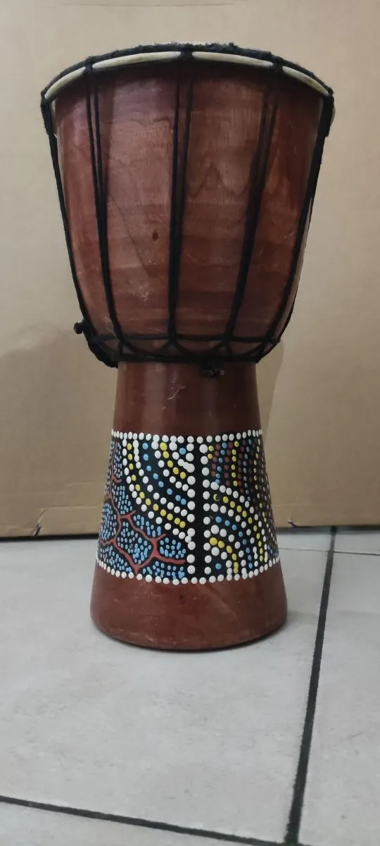 African Drum Djembe ξύλινο 30 εκ ύψος 17 πλάτος πωλείται διακοσμητικό !!! - Image 6