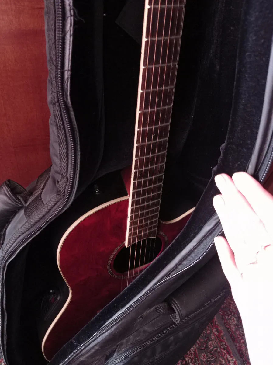 Hλεκτρακουστική κιθάρα Ovation CC24 2WFB + αντικραδασμική θήκη+ ζώνη Ernie Ball - Image 2