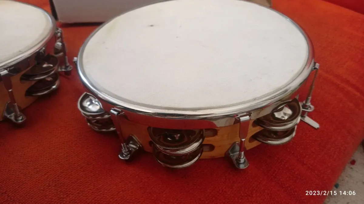 Ξύλινο ντέφι με δέρμα - Image 6