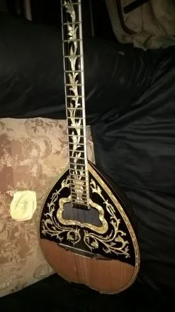 μπουζούκι χειροποίητο τετράχορδο .vintage .