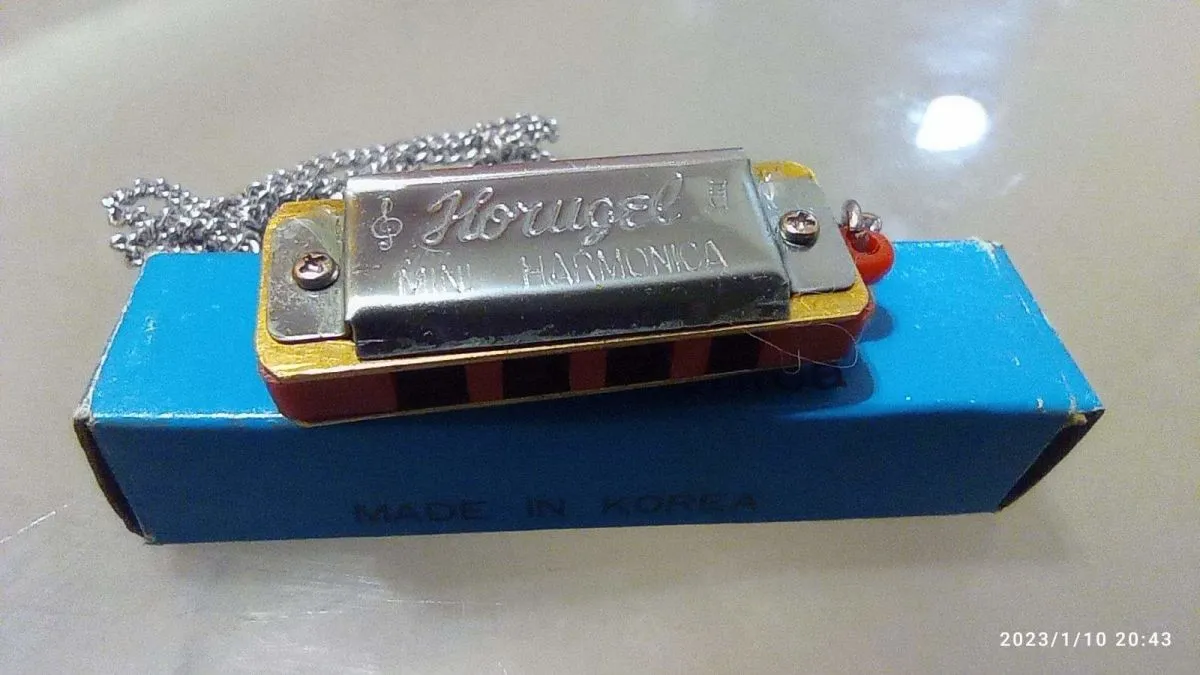 Παλιά φυσαρμόνικα Μινιατούρα Herugel Κορεάτικη - Image 5