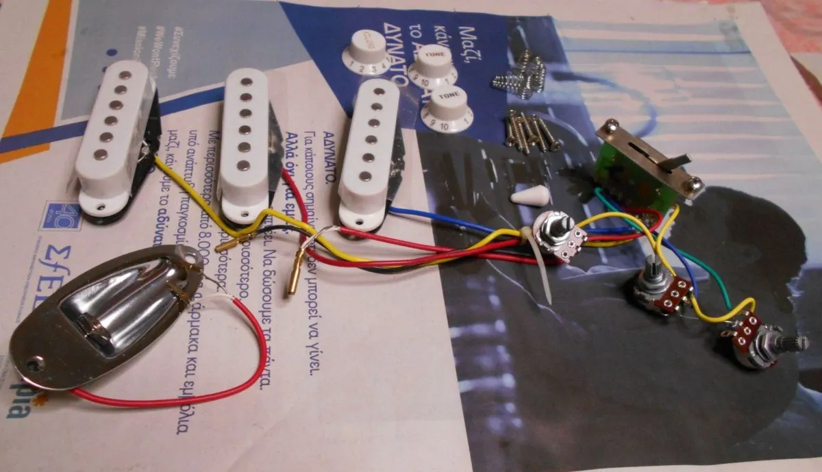 Kit Single Coil μαγνήτες Solderless πλήρες