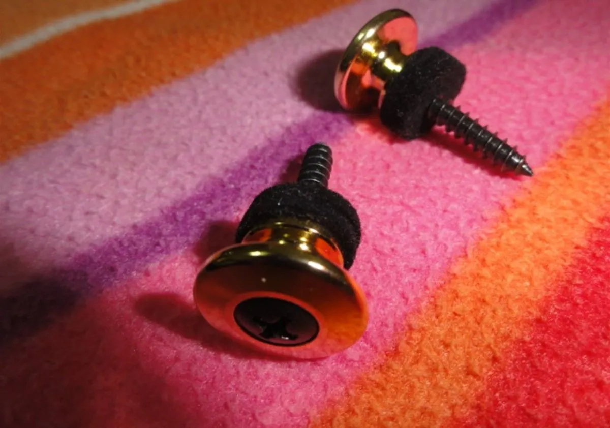 IBANEZ Strap Pin - Gold (4EP1JH2G) κουμπί ζώνης για κιθάρα και μπάσο - Image 4