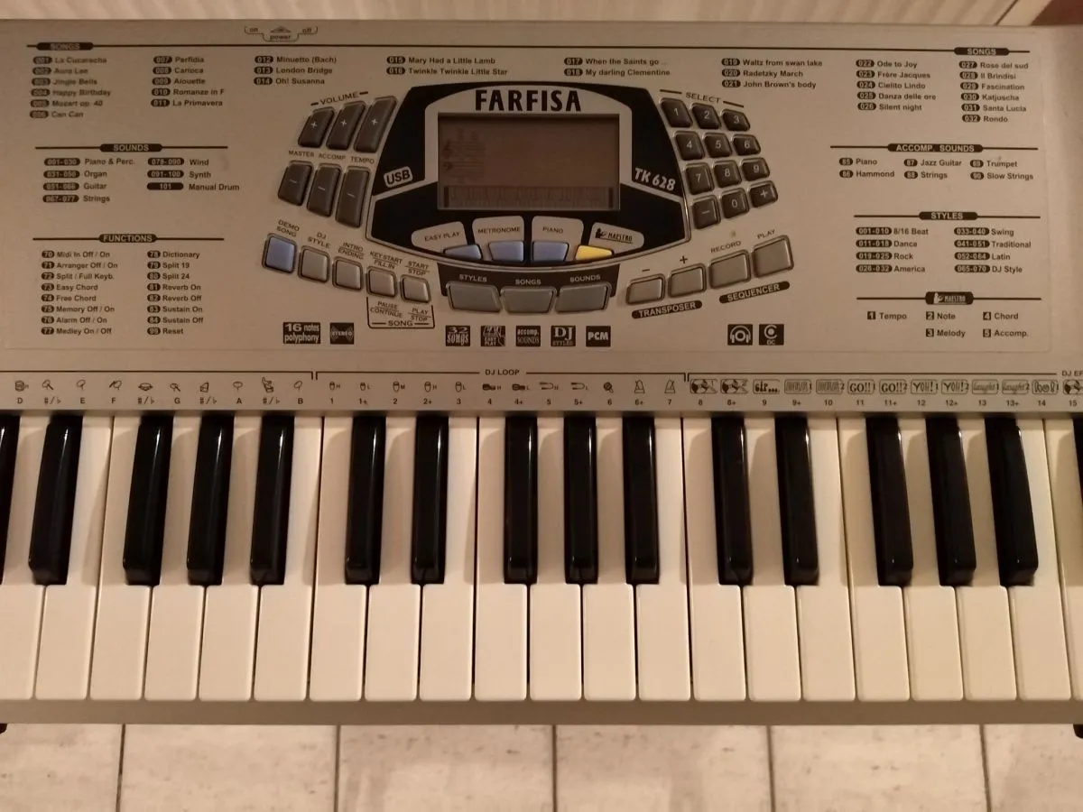 ΑΡΜΟΝΙΟ FARFISA TK-628 ΜΕ ΒΑΣΗ - Image 4