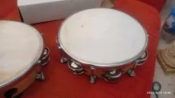 Ξύλινο ντέφι με δέρμα