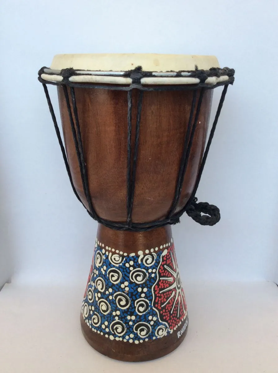 τυμπανο ξυλινο 25εκ ζωγραφιστο