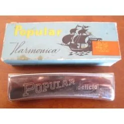 Vintage Harmonica Popular Czechoslovakia