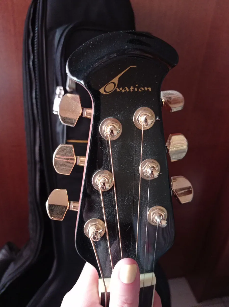 Hλεκτρακουστική κιθάρα Ovation CC24 2WFB + αντικραδασμική θήκη+ ζώνη Ernie Ball - Image 8