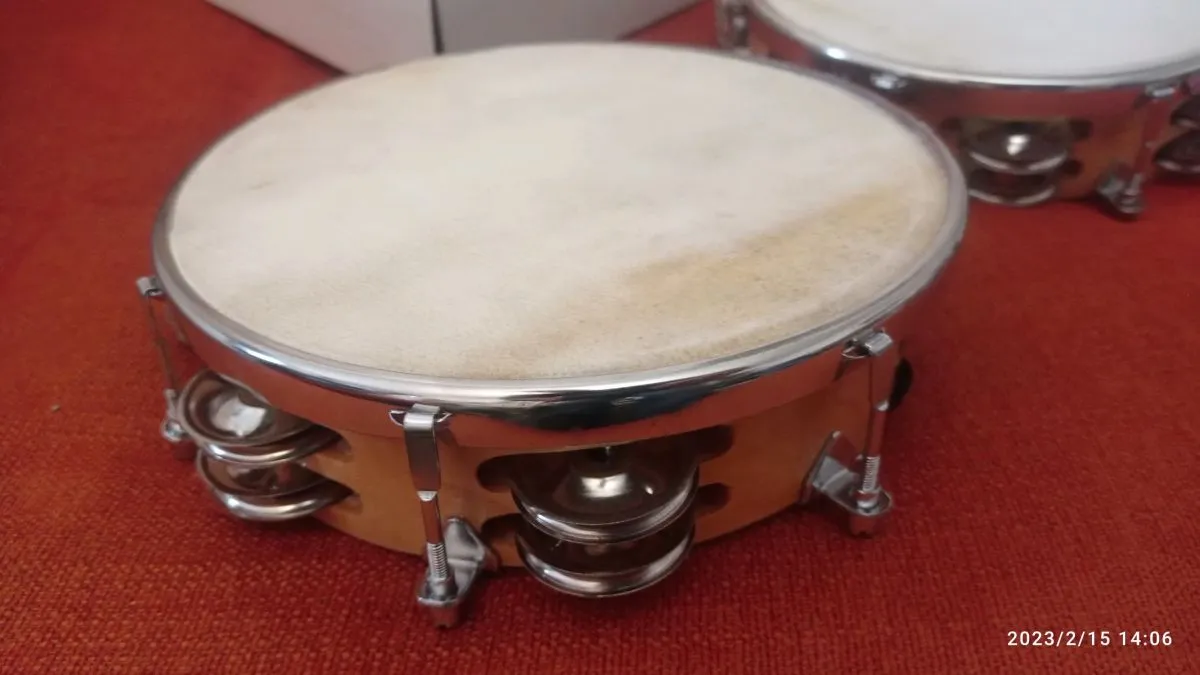 Ξύλινο ντέφι με δέρμα - Image 4