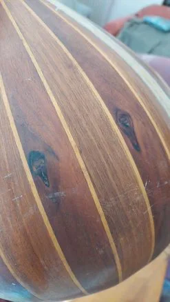 Χειροποίητο Συριακό μπουζούκι με ψηφίδα από φυσικά κοχύλια & κουρδικό ενα ούτι