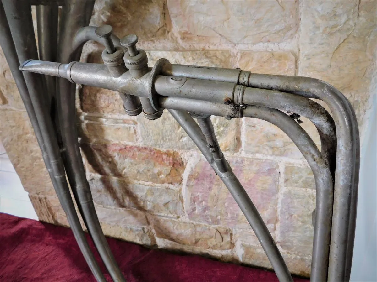 Σπάνιο χάλκινο μουσικό όργανο αντίκα - Image 3