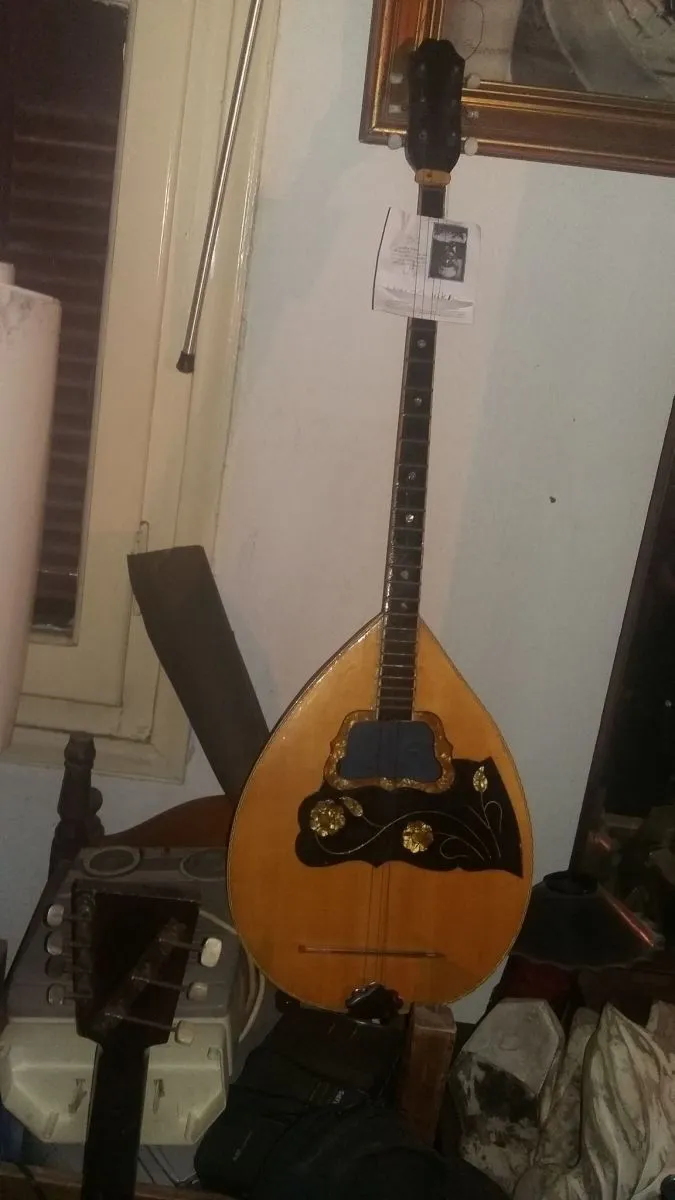 Μπουζούκι εξάχορδο ( τρίχορδο ) 1910 - 1930 Vintage .αντίκα .