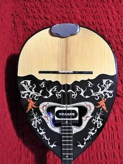 ΕΝΑ ΤΡΙΧΟΡΔΟ ΜΠΟΥΖΟΥΚΙ ΜΕ ΛΕΥΚΟ ΜΑΓΝΗΤΗ SAVVAS & ΑΔΙΑΒΡΟΧΗ SOFT LIGHT ΒΑΛΙΤΣΑ ΜΠΟΥΖΟΥΚΙΟΥ