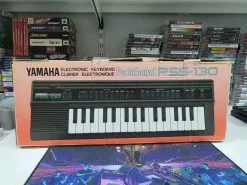 Vintage Yamaha Portasound PSS-130 Portable Electric Keyboard With Box & Manual