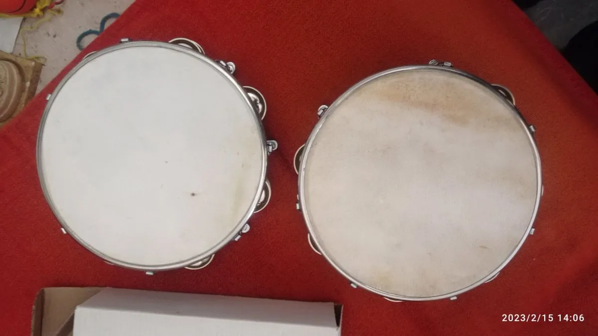 Ξύλινο ντέφι με δέρμα - Image 7