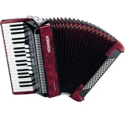 HOHNER Bravo III 96 Silent Key Ακκορντεόν Κόκκινο