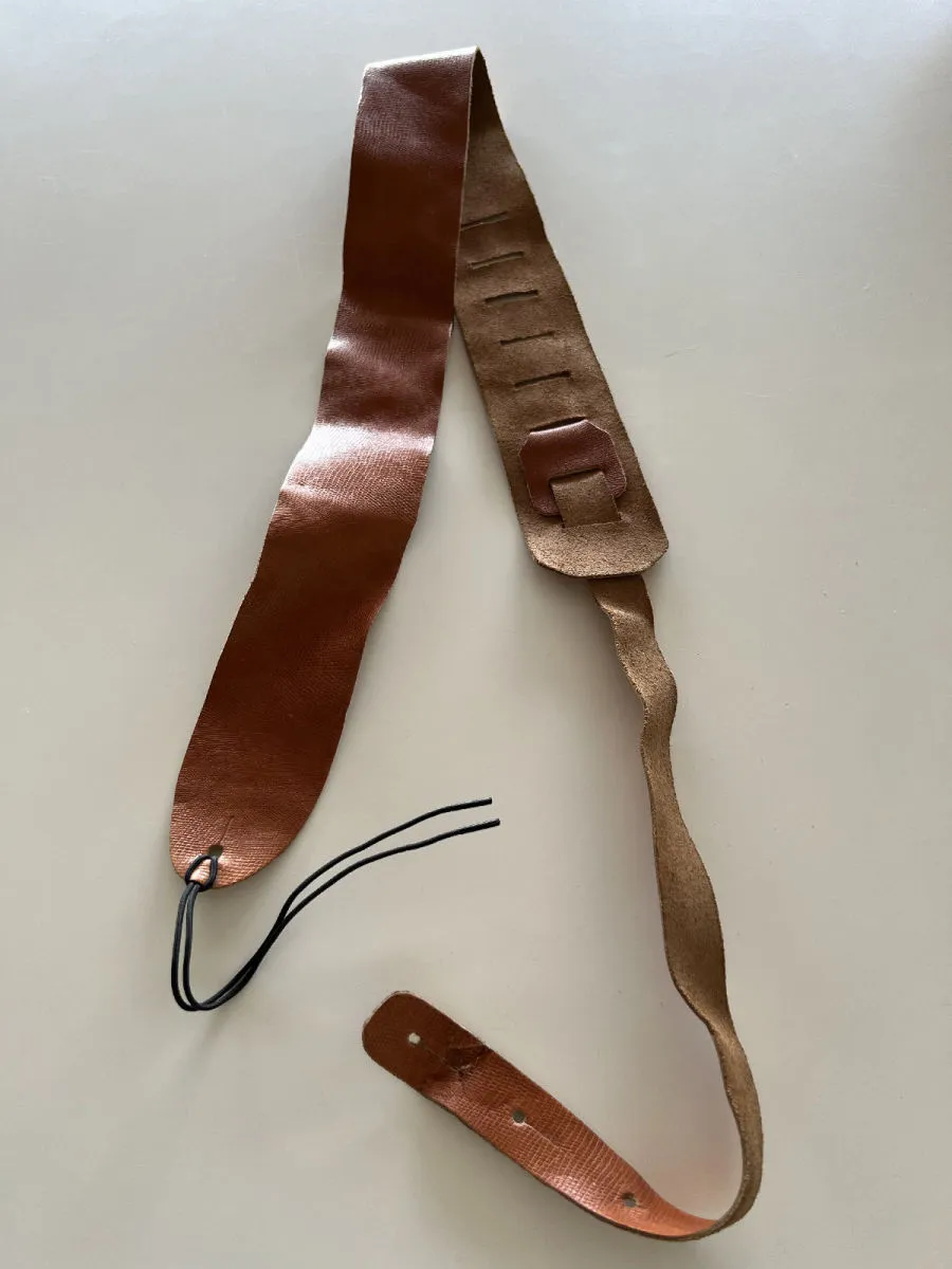 Ζώνη κιθάρας/μπάσου δερμάτινη