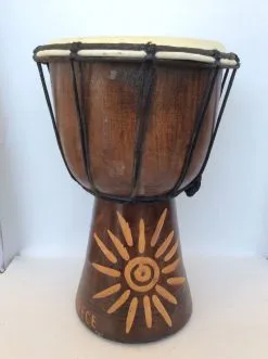 τυμπανο ξυλινο 30εκ σκαλιστο