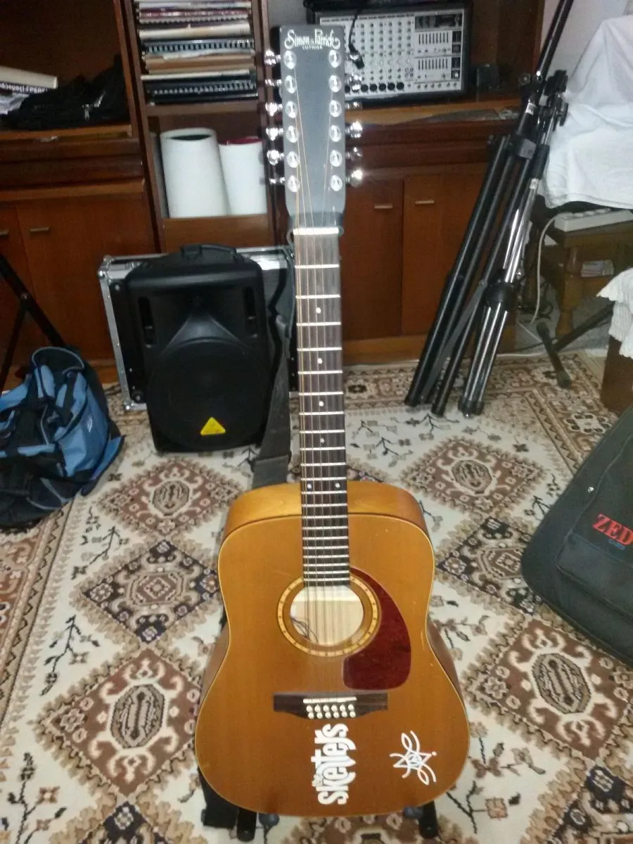 12Χορδη Ηλεκτροακουστική Κιθάρα Simo & Patrick - Image 3