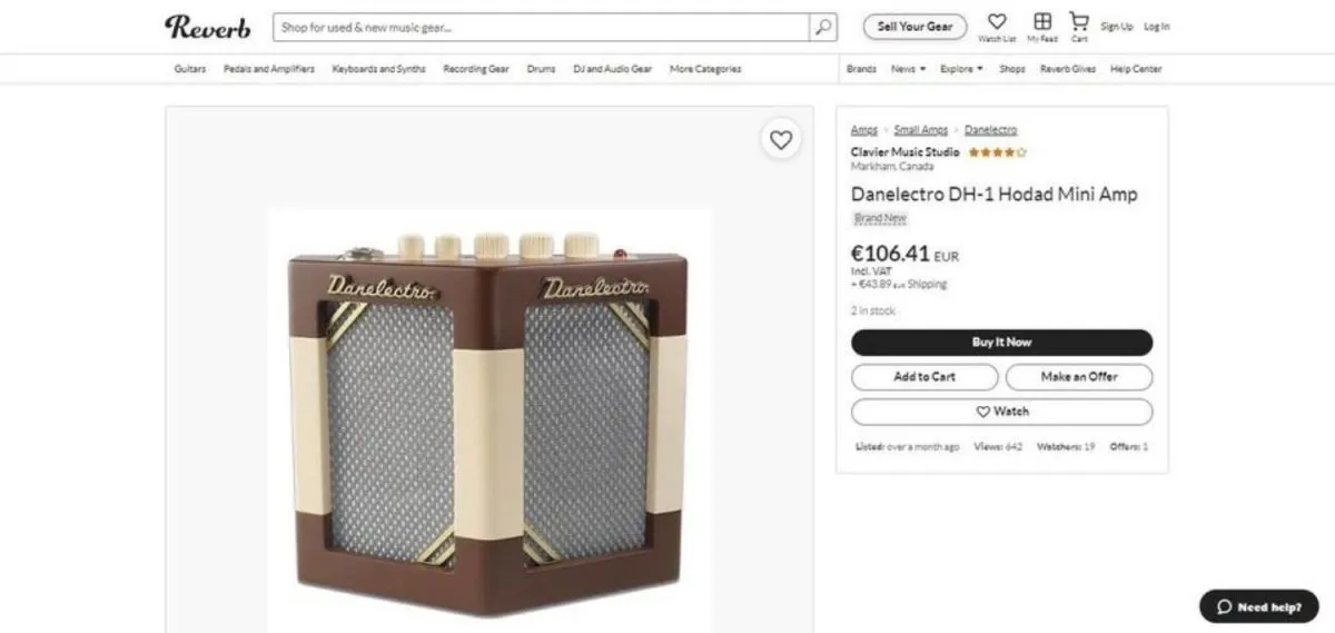 Danelectro Mini Amp - The Best Mini Amp For Rockabilly