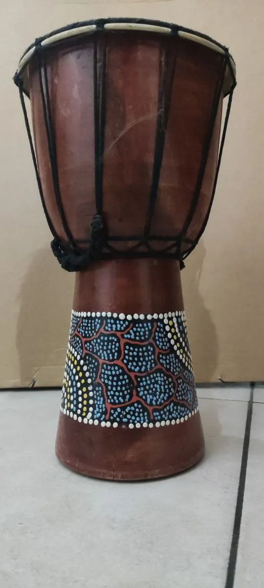 African Drum Djembe ξύλινο 30 εκ ύψος 17 πλάτος πωλείται διακοσμητικό !!! - Image 4
