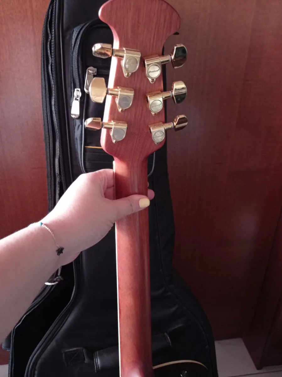 Hλεκτρακουστική κιθάρα Ovation CC24 2WFB + αντικραδασμική θήκη+ ζώνη Ernie Ball - Image 6