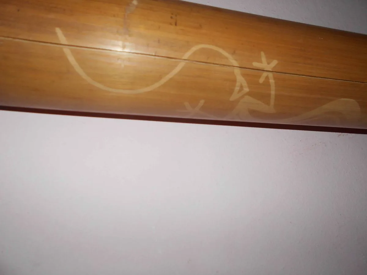 Μουσικό Όργανο μη γνωστής Προέλευσης με Μήκος 0,62 Cm και Πρόταση για Διακόσμηση Χώρου. - Image 5