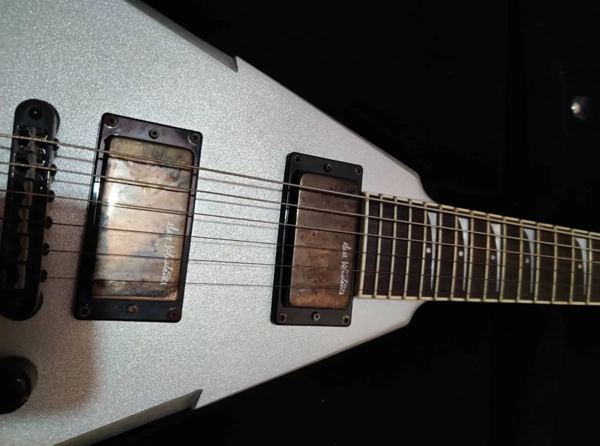Dean Dave Mustaine VMNT Metallic Silver κιθαρα (with Hard Case) - Image 9