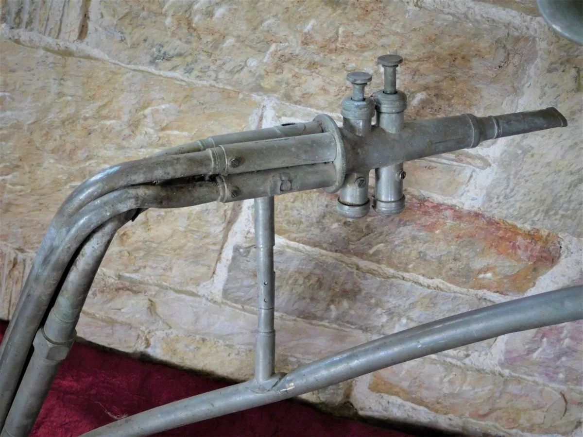 Σπάνιο χάλκινο μουσικό όργανο αντίκα - Image 4